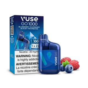 F1-SensoryVisual-1K-BlueberryRaspberry-pack.png Blueberry Raspberry Vuse GO 1000 - Disposable Vape