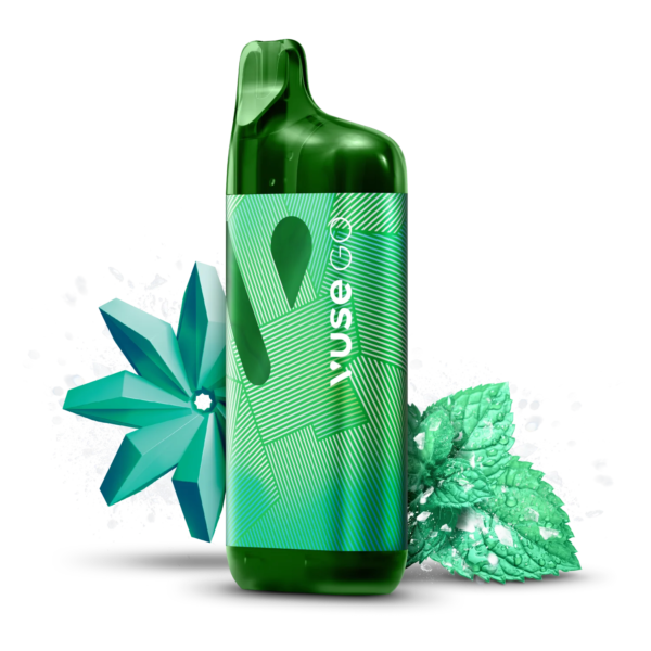 F2-SensoryVisual-8K-SpearmintIce-Origami_0fb9b866-5ab4-4cfa-899e-878afe423faa.png Spearmint Ice Vuse GO 8000 - Disposable Vape