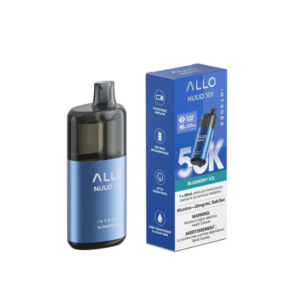 NUUD_50K_-BLUEBERRY_ICE.jpg Blueberry Ice Allo Intense Nuud - Disposable 50K