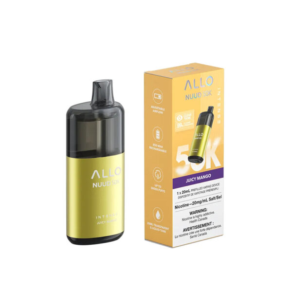 NUUD_50K_-JUICY_MANGO.jpg Juicy Mango Allo Intense Nuud - Disposable 50K