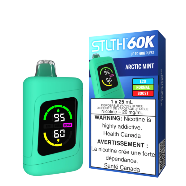 STLTH60K-DEVICE_KITPACKAGE-ARCTICMINT.png Arctic Mint Stlth 60K - Disposable Vape