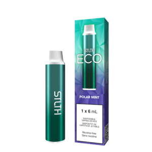 STLTH_ECO_-_DEVICE_KIT_PACKAGE_-_POLAR_MINT_0MG.png Polar Mint Nicotine Free Stlth ECO - Disposable Vape