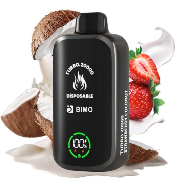 Bimo vape Turbo 20000 Puffs Strawberry Coconut